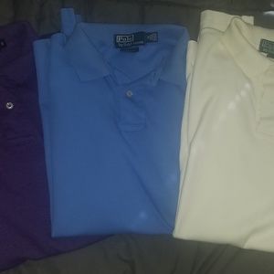3 NEW Polo by Ralph Lauren Shor-Sleeve Shirts
